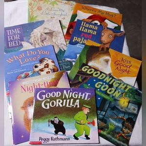 Childrens bed time story book bundle, set of 9 books (only $1 each!)